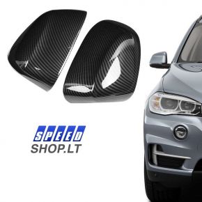 BMW X5-X3 (F15-F25) Carbon Look veidrodėlių gaubtai